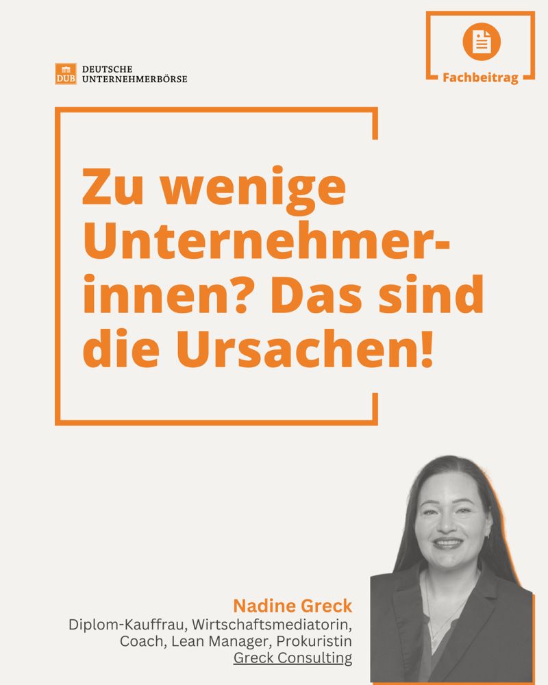 Hypothesen über die möglichen Ursachen und mutmachende Empfehlungen. Wie Frauen für den Schritt in die Unternehmensführung und Nachfolge ermutigt werden können.